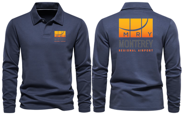 MONTEREY AIRPORT LONG SLEEVE POLO